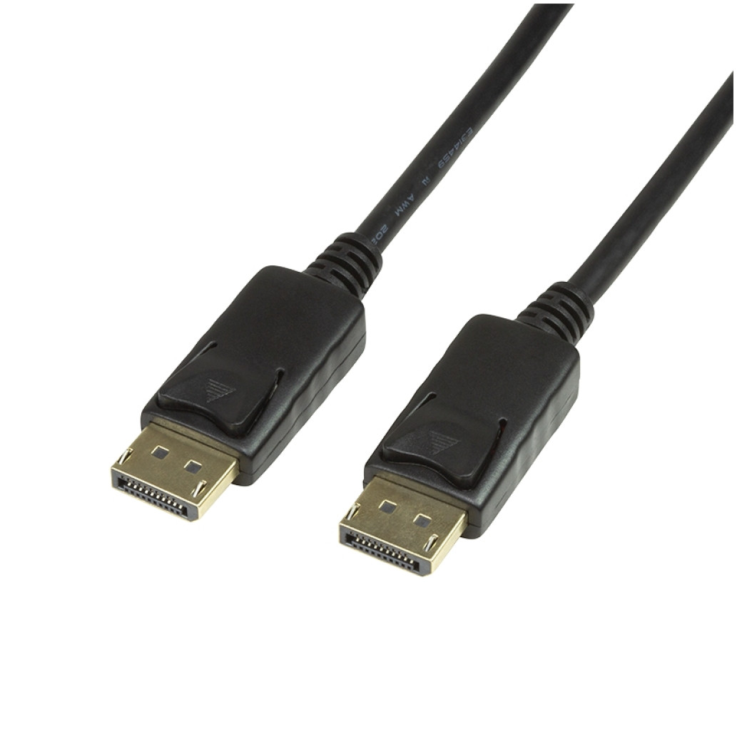 Kabel DisplayPort (m) => DisplayPort (m) 5,0m LogiLink dvojno oklopljen pozlačeni konektorji 4K (CV0074)