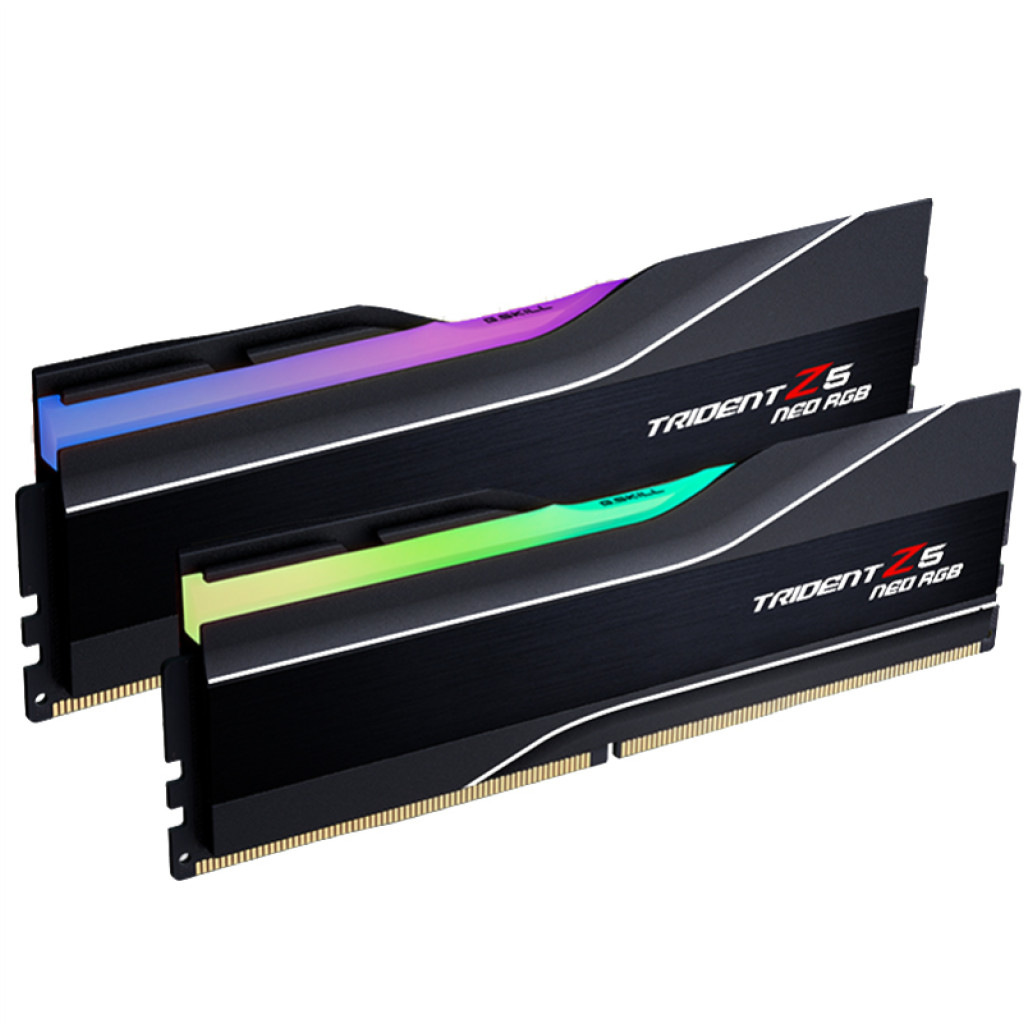 DDR5 32GB 6000MHz CL30 KIT (2x16GB) G.Skill RGB Trident Z5 Neo EXPO 1,35V Gaming črna (F5-6000J3038F16GX2-TZ5NR)