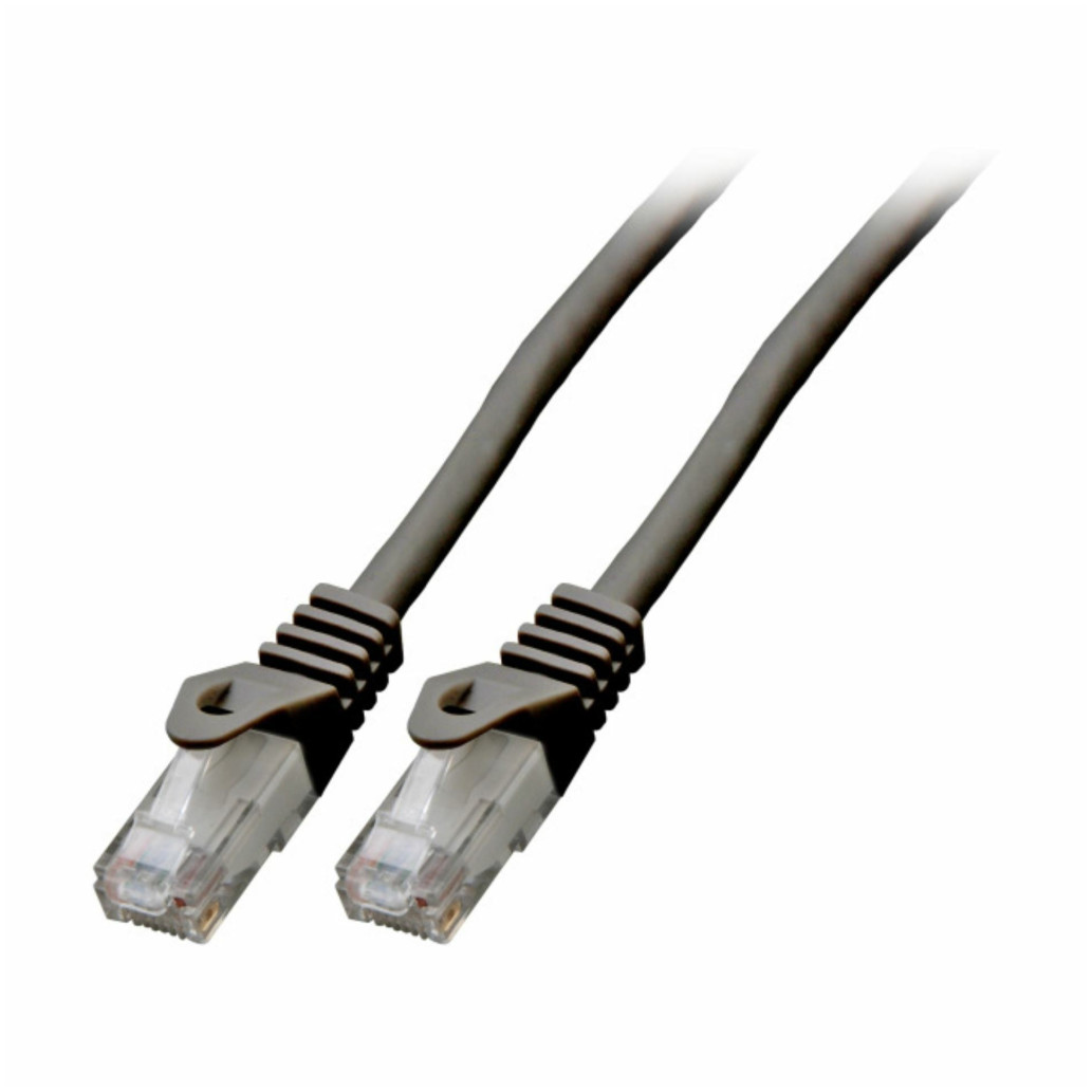 KABEL PATCH UTP Cat6 15,00m RJ45 1Gbit EFB - črn (K8104SW.15)