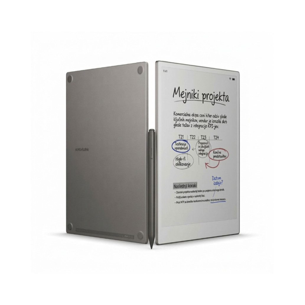 E-bralnik 11,8 in reMarkable Paper Pro + Marker PLUS 64GB (0650311612838)
