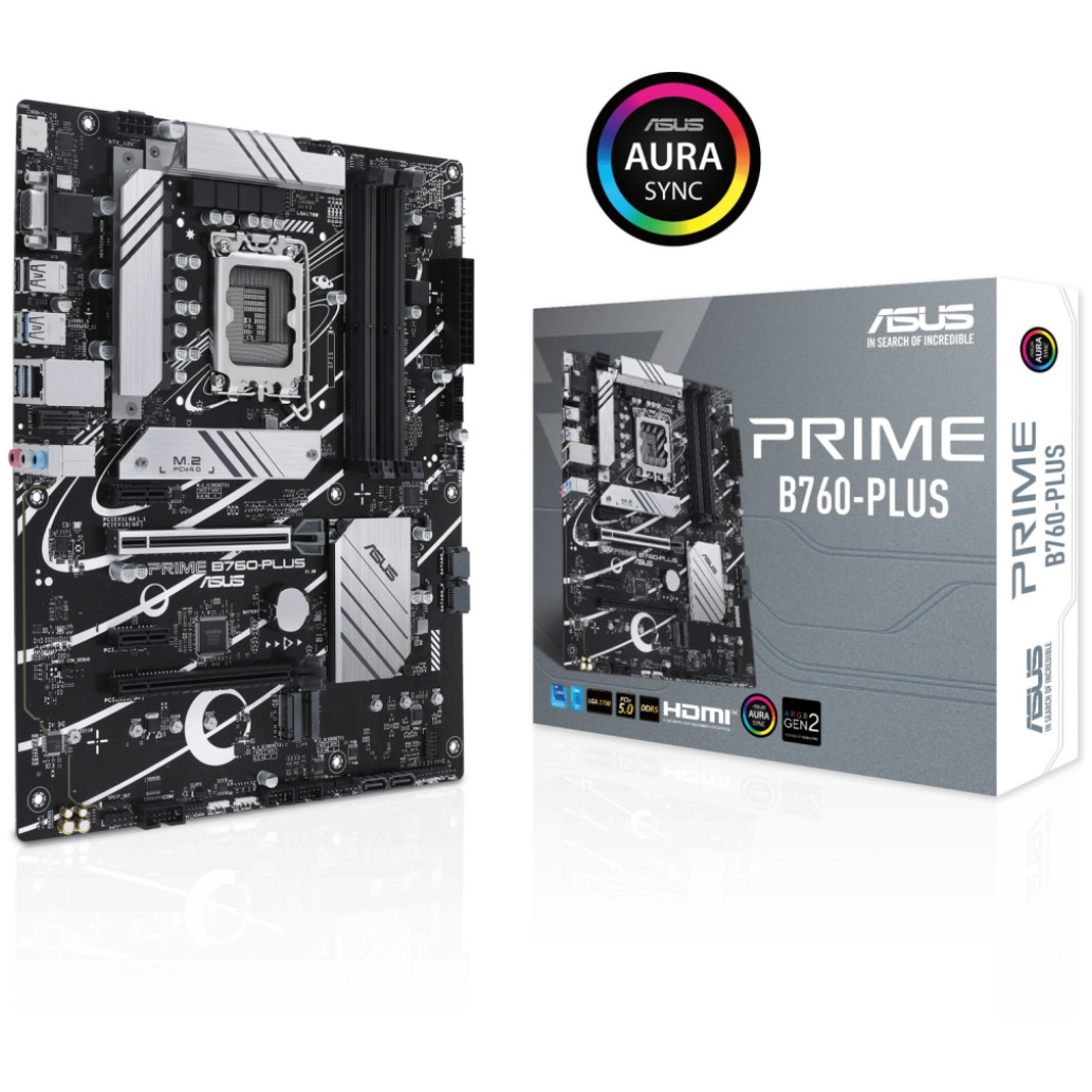 Osnovna plošča 1700 Asus PRIME B760-Plus ATX VGA 1xHDMI 1xDisplayPort 