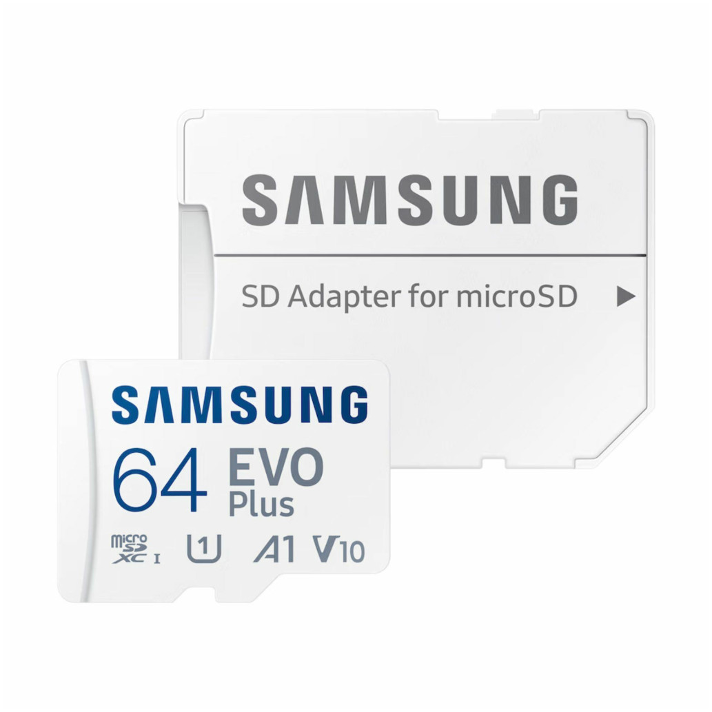 Spominska kartica microSDXC 64GB Samsung Evo Plus 160MB/ s/ U3 V30 UHS-I A2 +adapter (MB-MC64SA/ EU)