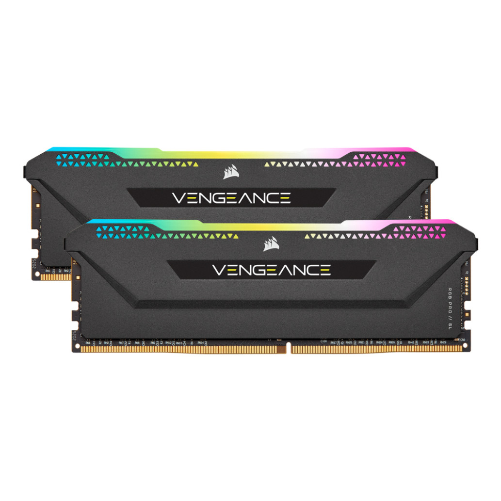 DDR4 32GB 3600MHz CL18 KIT (2x16GB) Corsair RGB Vengeance PRO SL XMP2.0 1,35V Gaming črna (CMH32GX4M2D3600C18)