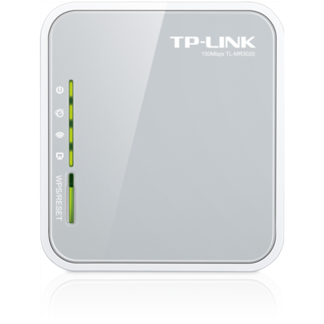 Usmerjevalnik brezžični TP-Link WiFi4 802.11n N150 150Mbit/ s 3G/ 4G USB dongle mobilni 1xLAN 1x notranja antena (TL-MR3020)