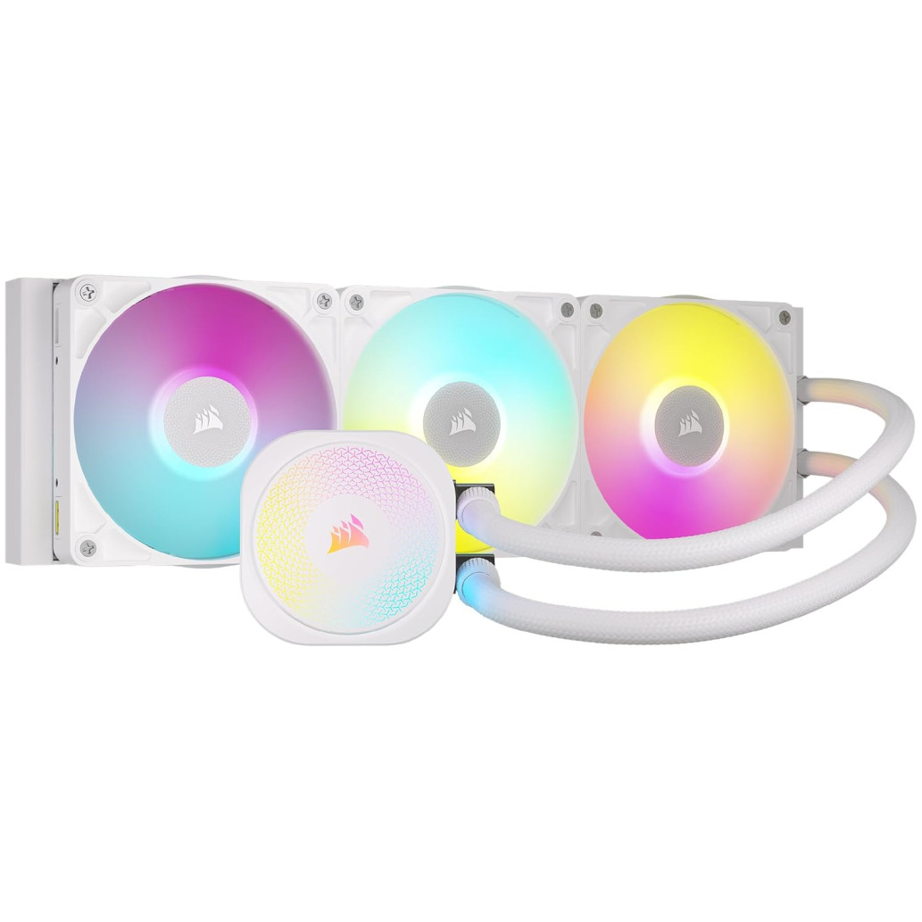 Vodno hlajenje Corsair iCUE LINK TITAN RX - 360mm RGB bela (CW-9061021-WW)