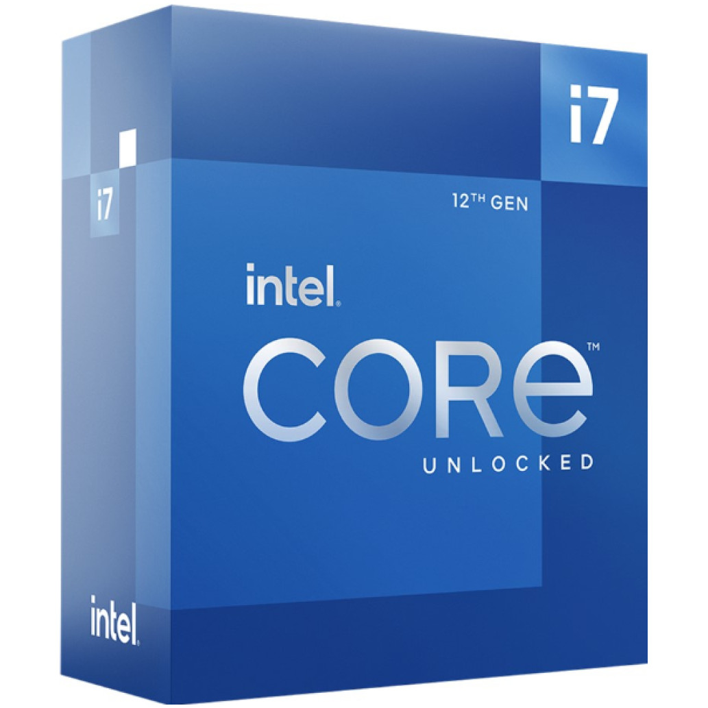 Procesor  Intel 1700 Core i7 12700K 12C/ 20T 2.7GHz/ 5.0GHz BOX 125W - grafika HD 770, brez hladilnika