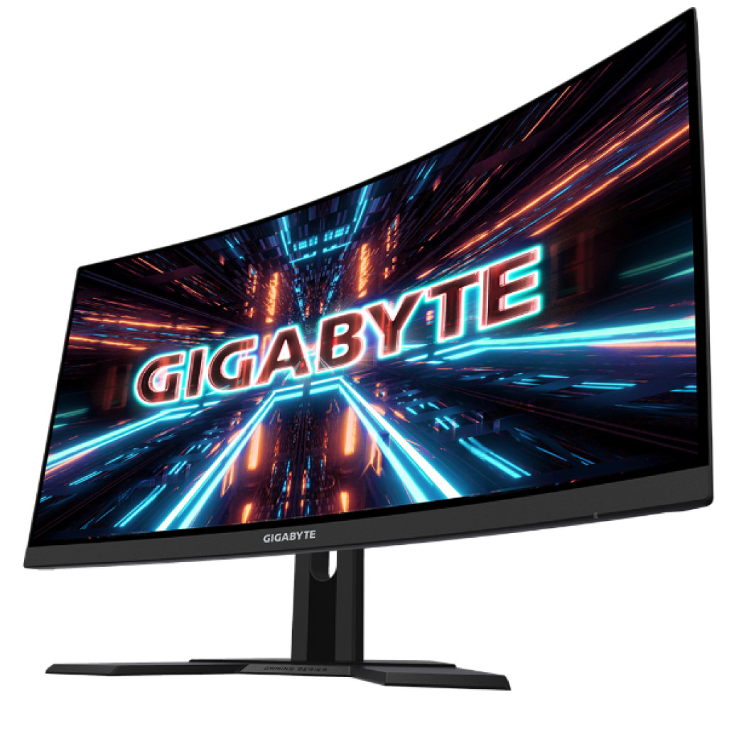 Monitor GigaByte 68,6 cm (27,0in) G27QC A 2560x1440 Curved Gaming 165Hz VA 1ms 2xHDMI DisplayPort 2xUSB3.0 HAS Zvočniki  sRGB132% AdaptiveSync