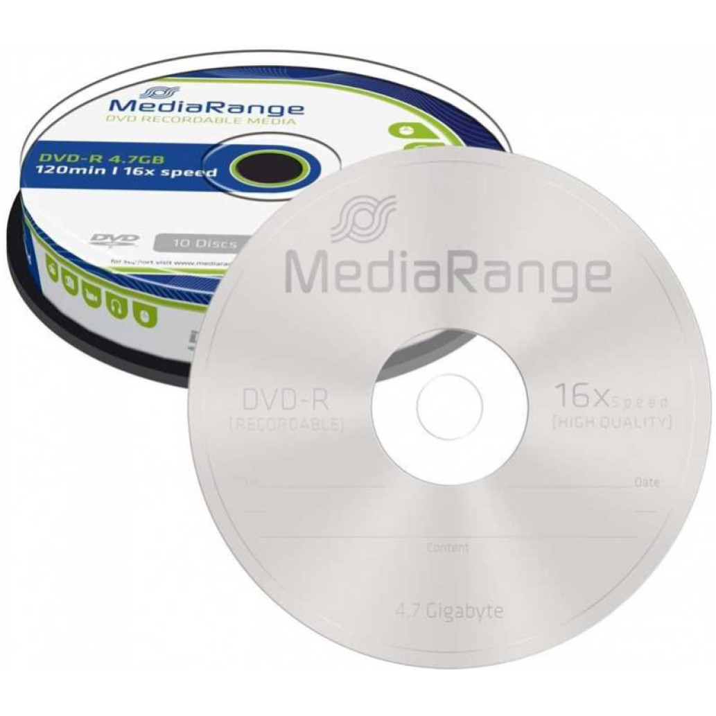 MEDIJ 4,7 DVD-R MediaRange 1/ 10 tortica