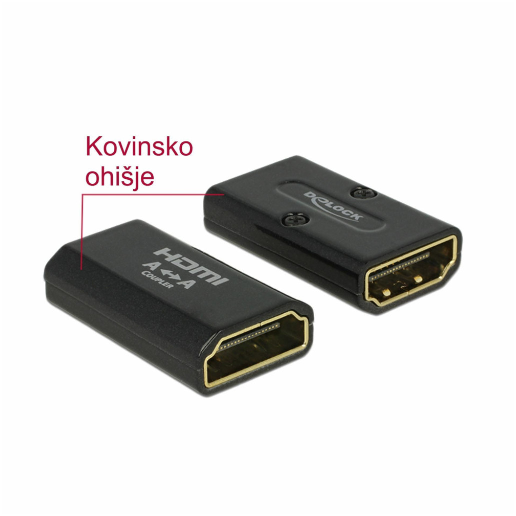 Adapter gender changer Delock HDMI Ž <=> HDMI Ž 19-pin 4K (65659)