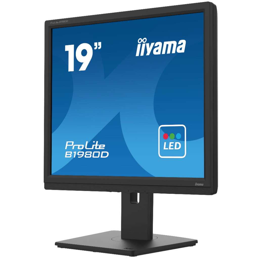 Monitor Iiyama 48,3 cm (19,0in) B1980D-B5 1280x1024 TN 5ms VGA DVI Pivot  sRGB99%