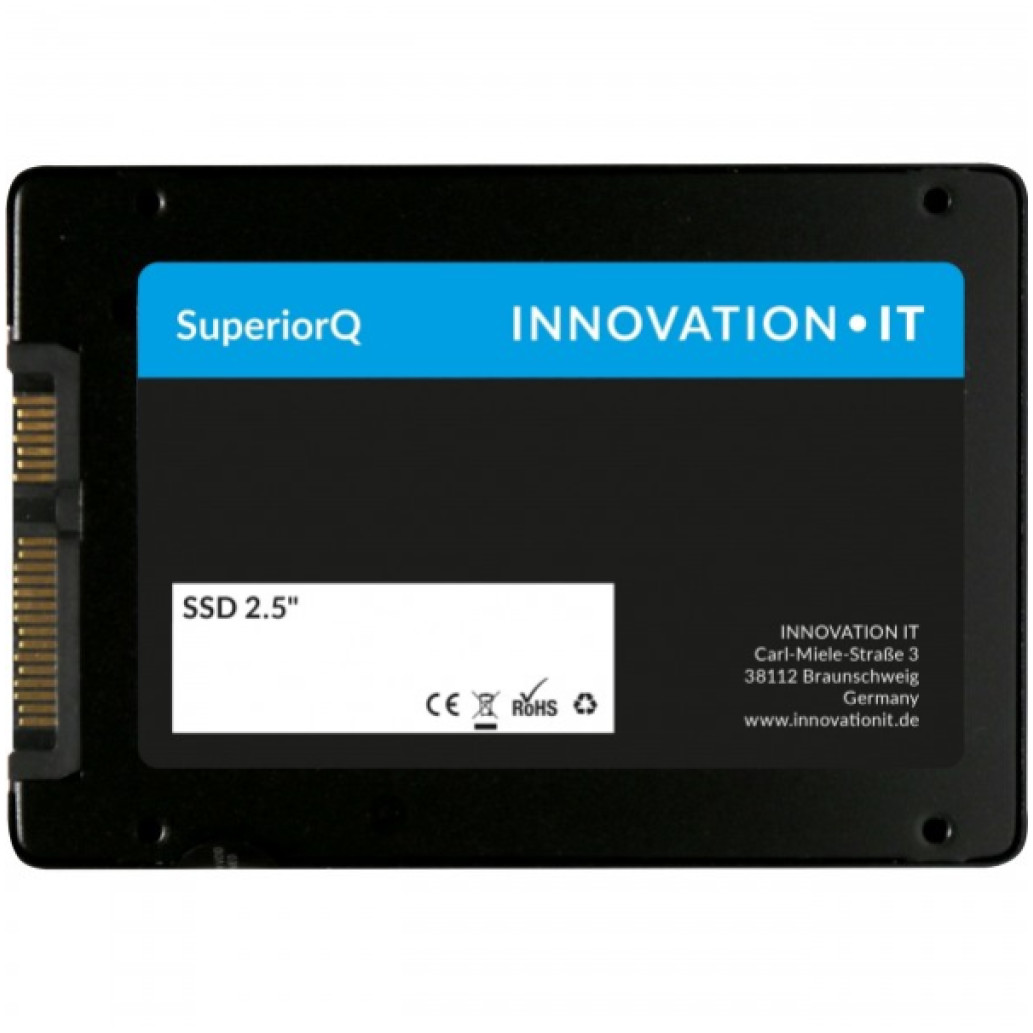Disk SSD 6,4cm (2,5in) SATA3 256GB InnovationIT SuperiorQ 2,5in 500/ 300MB/ s (00-256888)