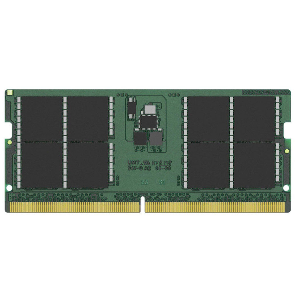 SO-DIMM DDR5 32GB 5600MHz CL46 Single (1x32GB) Kingston Value 1,1V Notesniki zelena (KVR56S46BD8-32)