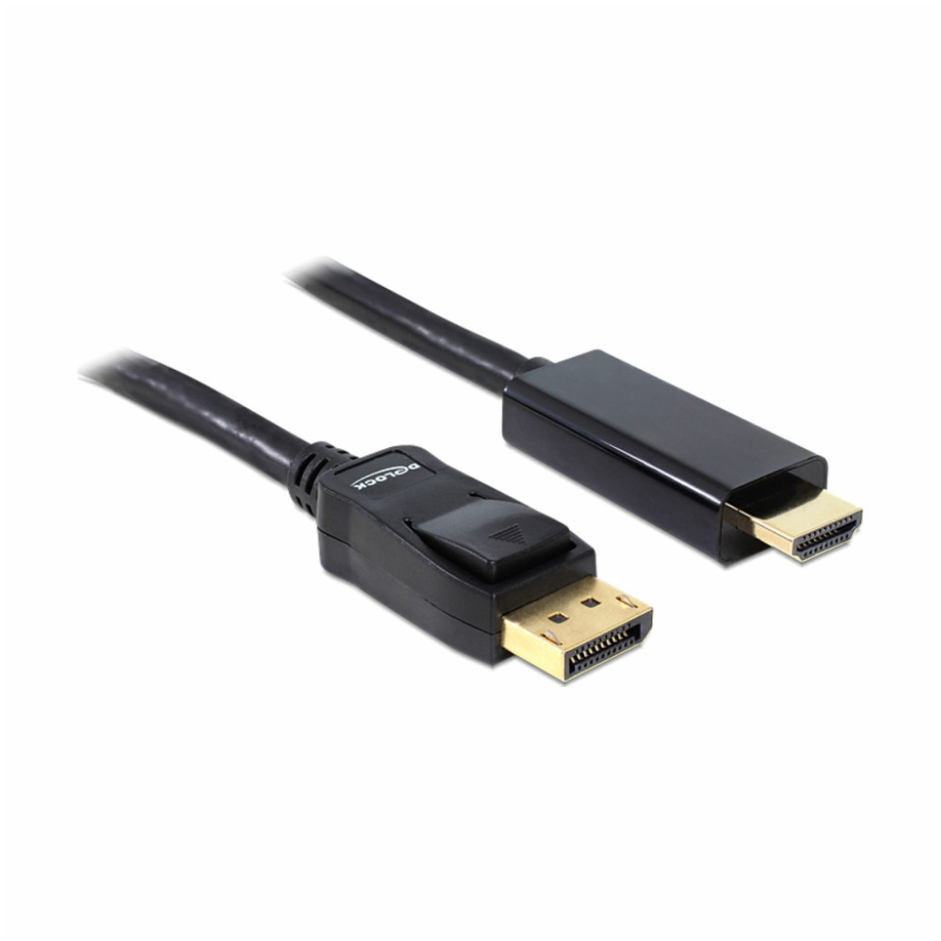 Kabel DisplayPort (m) => HDMI (m) 1,0m Delock 1920x1200 @ 60Hz - črn (82586)