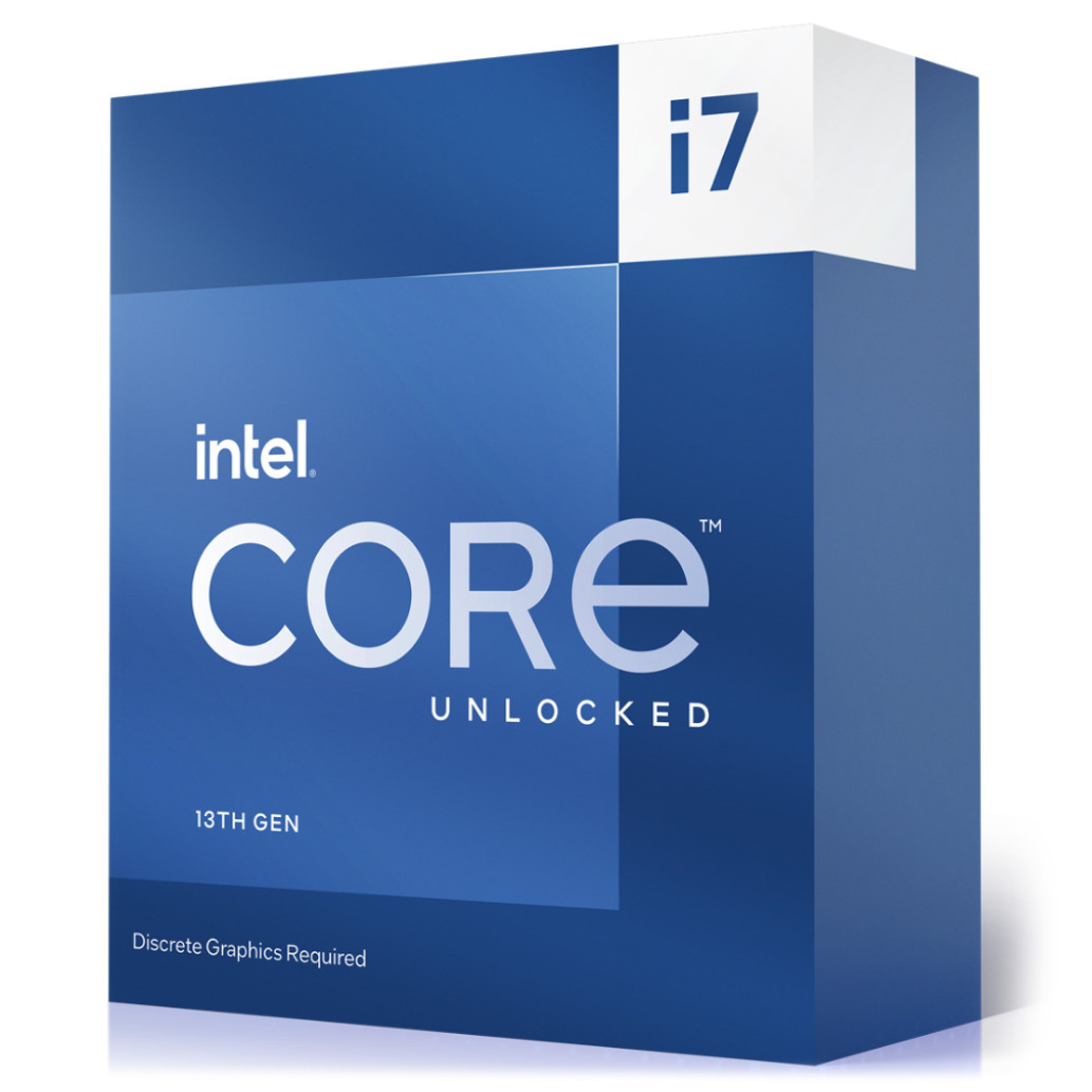 Procesor  Intel 1700 Core i7 13700KF 16C/ 24T 2.5GHz/ 5.4GHz BOX 125W/ 253W - brez grafike in hladilnika