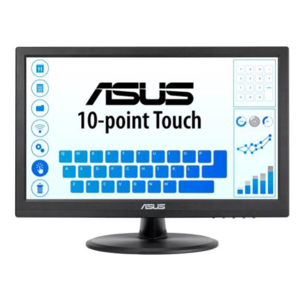 Monitor touch Asus 39,6 cm (15,6in) VT168HR 1366x768 POS TN 5ms VGA HDMI Touch