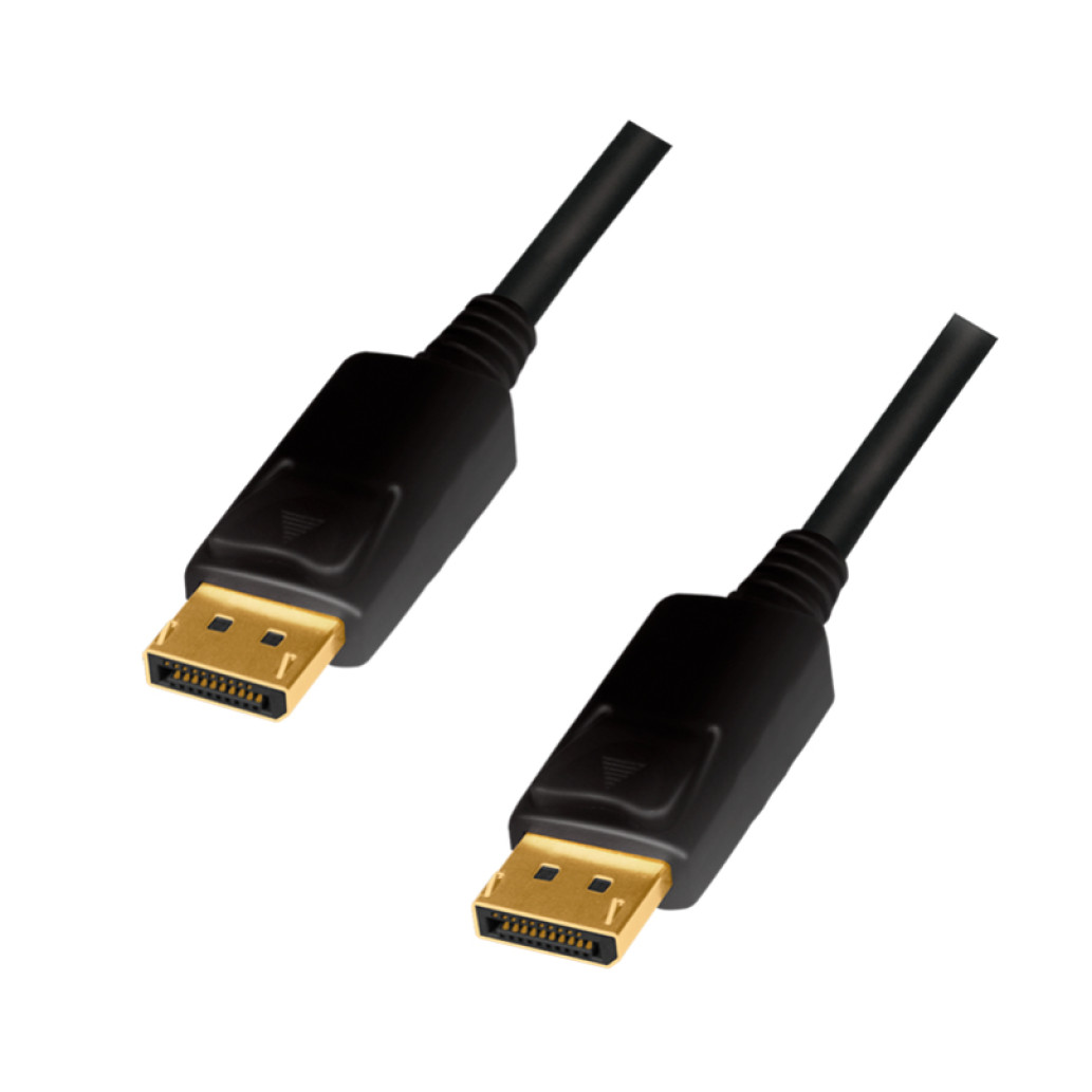 Kabel DisplayPort (m) => DisplayPort (m) 2,0m LogiLink 1.2 pozlačeni konektorji 4K@60Hz CCS (CD0101)