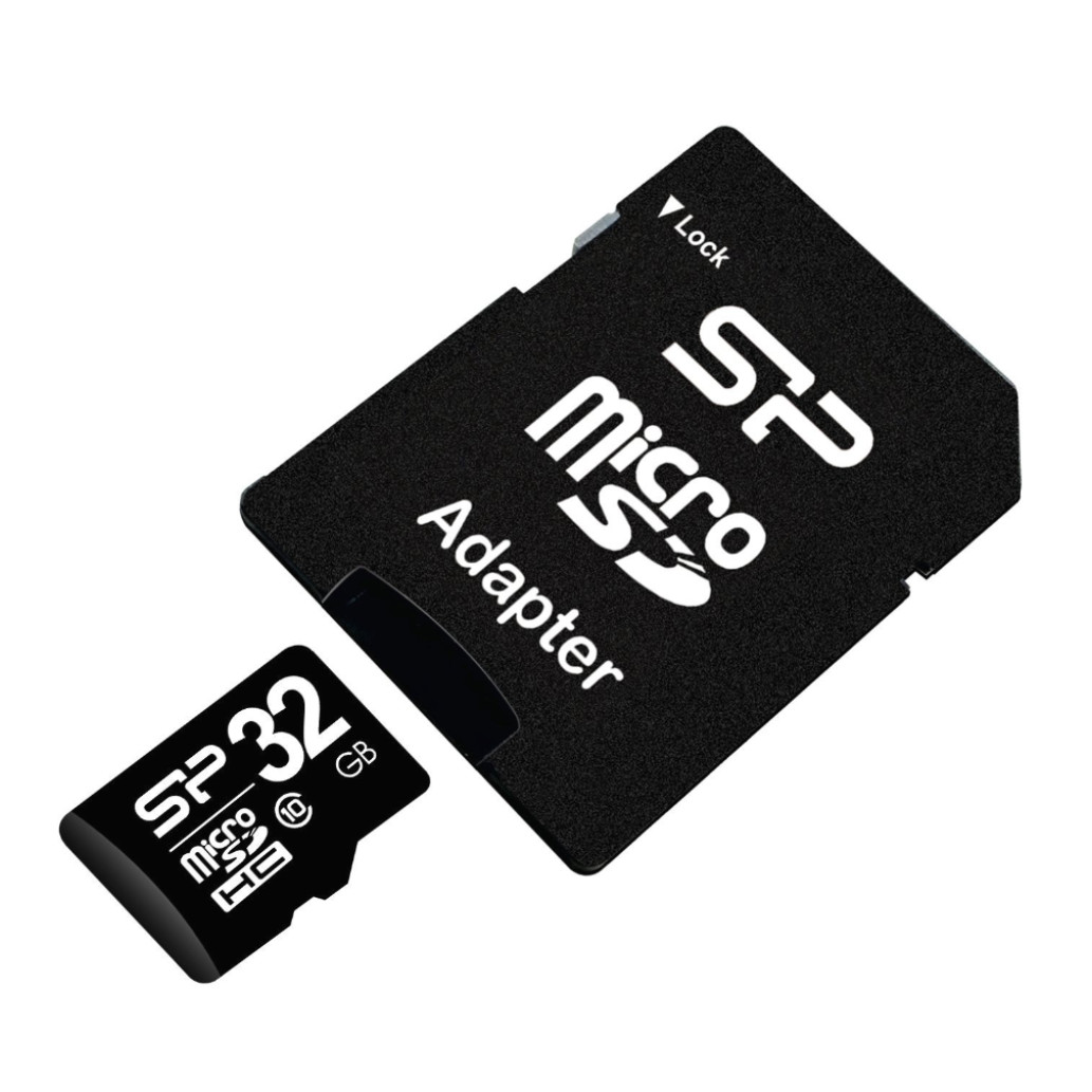 Spominska kartica SDHC-Micro 32GB SiliconPower / V10 (SP032GBSTH010V10SP) +adapter
