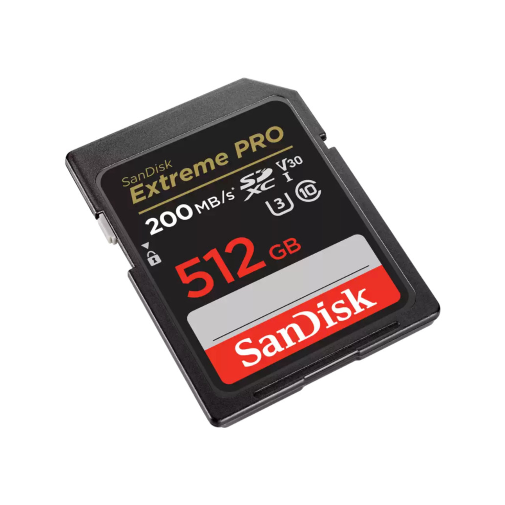 Spominska kartica SDXC 512GB Sandisk Extreme Pro 200MB/ s/ 140MB/ s U3 V30 UHS-I (SDSDXXD-512G-GN4IN)