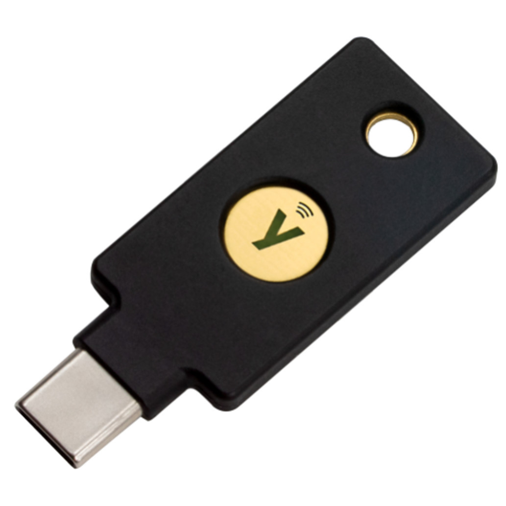 Varnostni ključ Yubico YubiKey 5C NFC, USB-C, črn 
