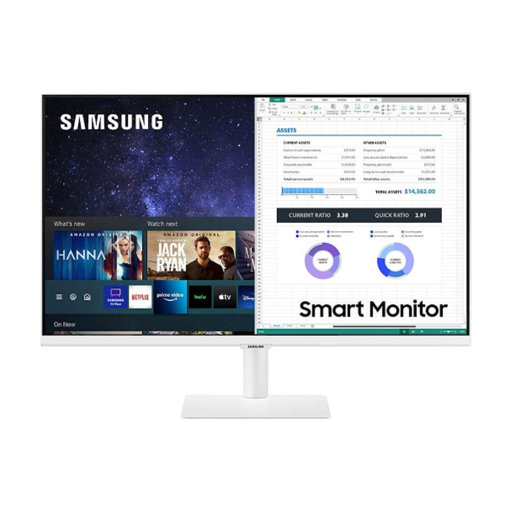 Monitor Samsung 68,6 cm (27,0in) S27AM501NU 1920x1080 Smart TV Tizen VA 8ms 2xHDMI 2xUSB Zvočniki  BT WiFi HDR10 M5 Daljinsko upravljanje