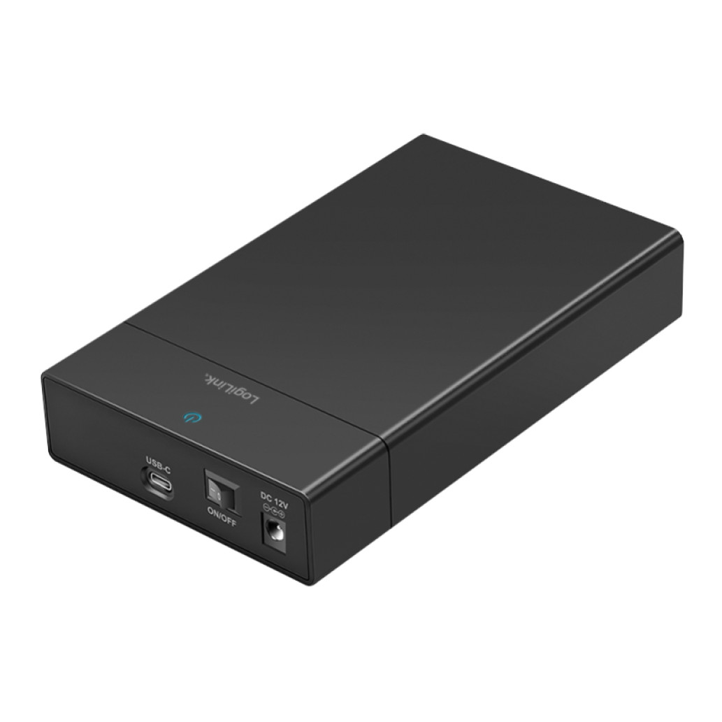 Ohišje za trdi disk 3,5 USB 3.2 Gen1 Logilink brezvijačno črno (UA0460)