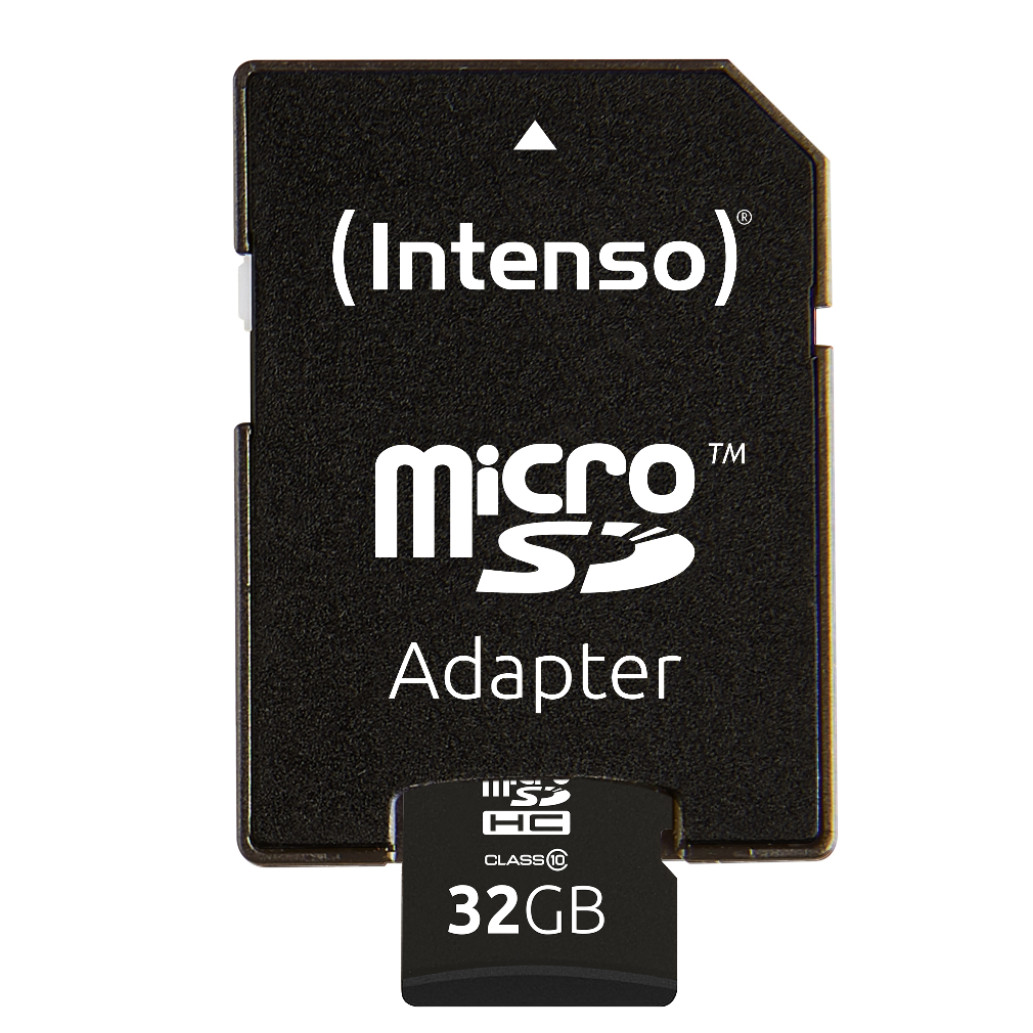 Spominska kartica SDHC-Micro 32GB Intenso Class10 40MB/ s/ 10MB/ s +adapter (3413480)