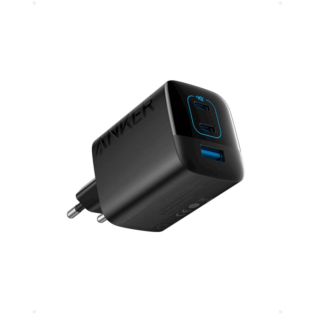 Hišni polnilec 100-240V => 2xUSB-C 1xUSB-A 67W Anker 336 črn (A2674G11)