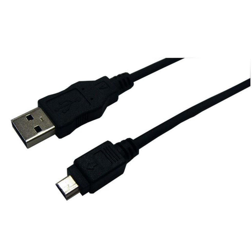 Kabel USB A => B Mini 5pin 1.8m LogiLink (CU0014)