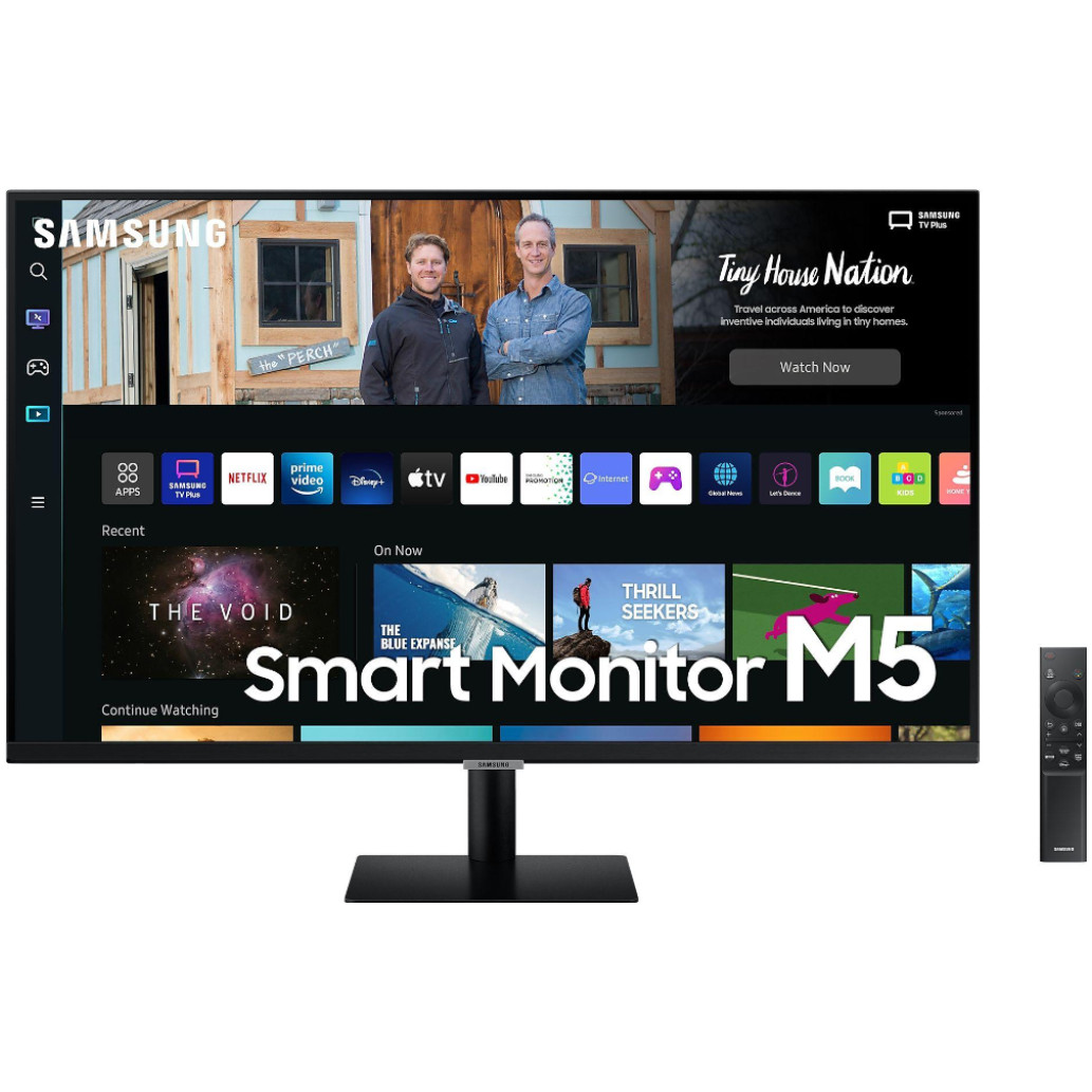 Monitor Samsung 68,6 cm (27,0in) S27BM500EU 1920x1080 Smart TV Tizen VA 4ms 2xHDMI 2xUSB Zvočniki  BT WiFi HDR10 M5 Daljinsko upravljanje