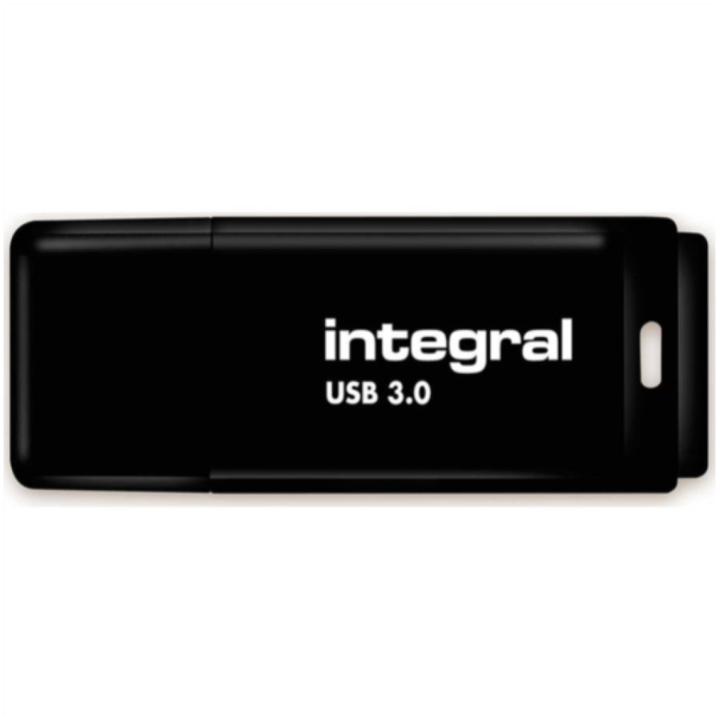 Spominski ključek 16GB USB 3.0 Integral - plastičen/ s pokrovčkom/ črn (INFD16GBBLK3.0)