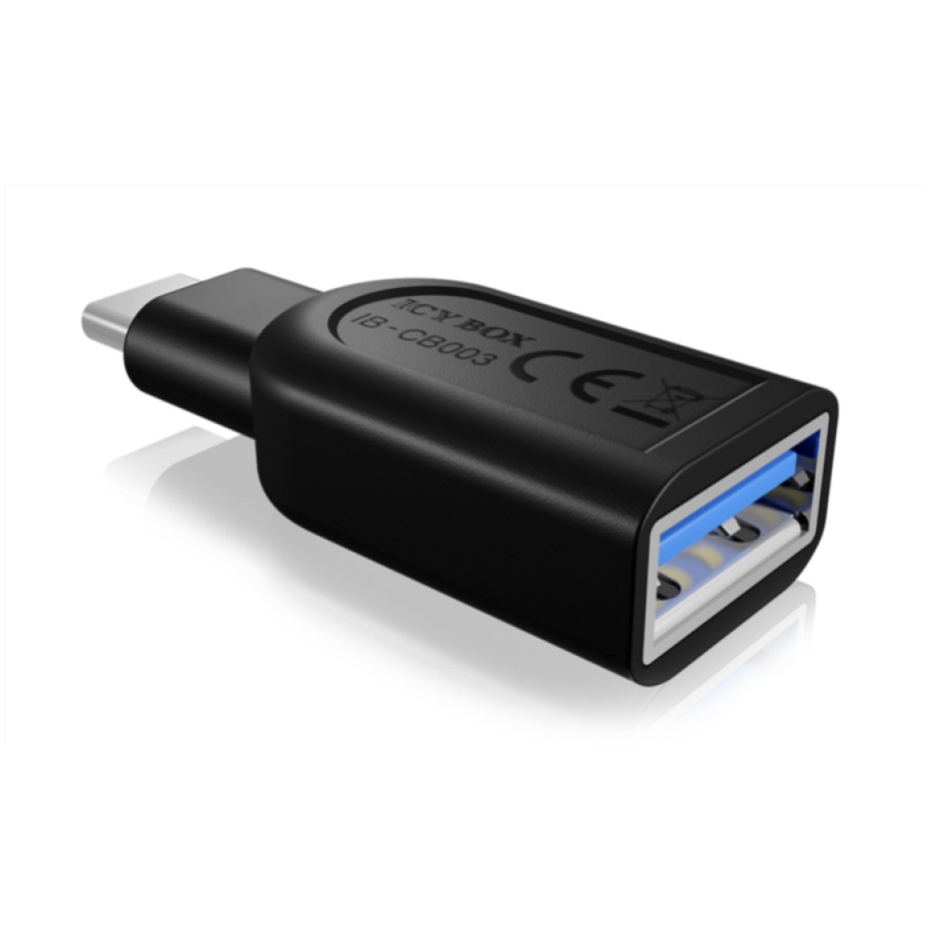 Adapter USB-C => USB-A (ž) USB 3.2 Gen1 Icybox