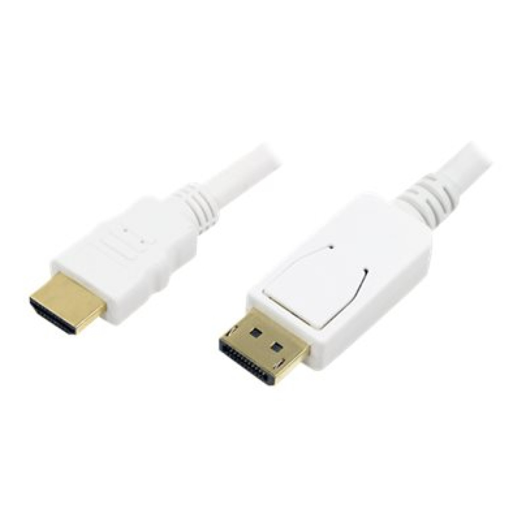 Kabel DisplayPort (m) => HDMI (m) 2,0m LogiLink bel (CV0055)