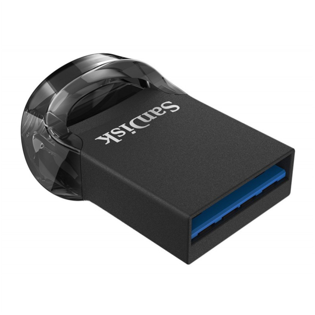 Spominski ključek 64GB USB 3.1 Sandisk Cruzer Ultra FIT 130MB/ s 4MB/ s plastičen micro črn (SDCZ430-064G-G46)