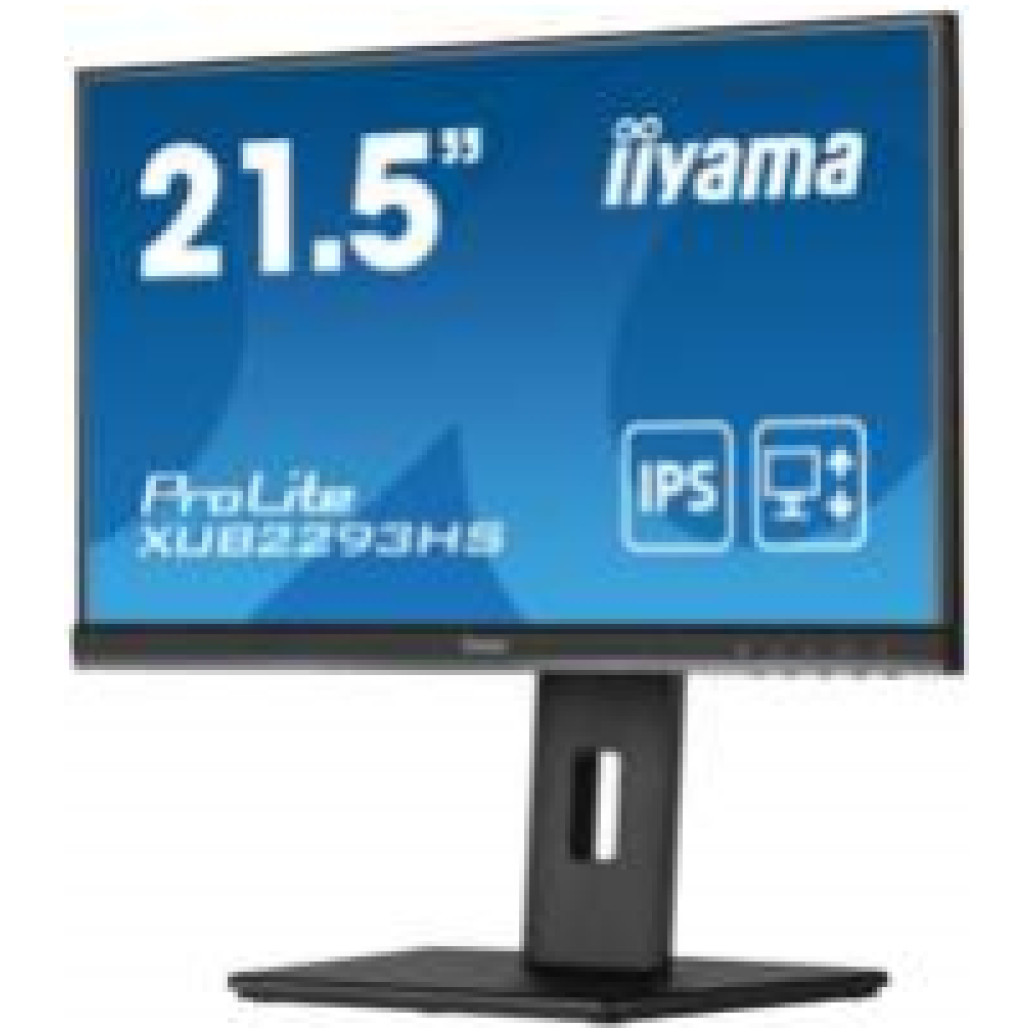 Monitor Iiyama 54,6 cm (21,5in) XUB2293HS-B5 1920x1080 75Hz IPS 3ms HDMI DisplayPort Pivot Zvočniki  3H ProLite