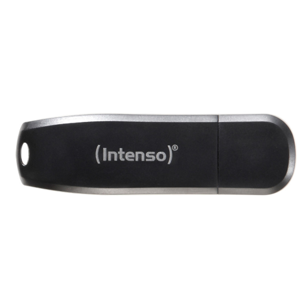Spominski ključek 64GB USB 3.0 Intenso Speed Line 70MB/ s - plastičen/ s pokrovčkom/ črn (3533490)