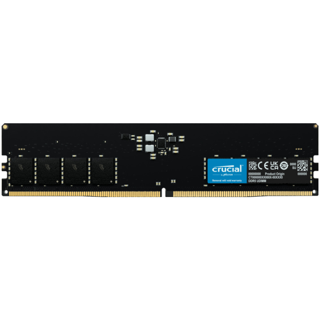 DDR5 8GB 4800MHz CL40 Single (1x 8GB) Crucial Value 1,1V (CT8G48C40U5)