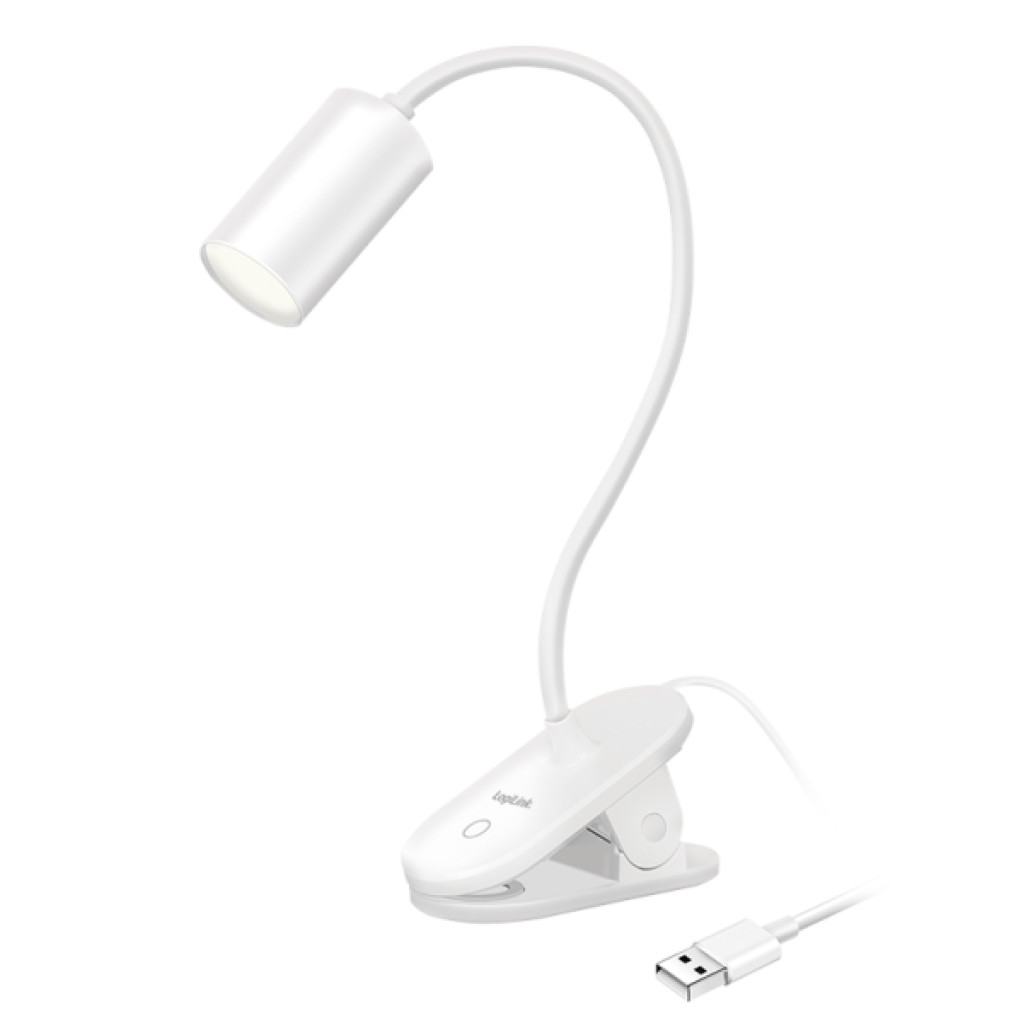 LED bralna lučka Logilink bela (LED024)