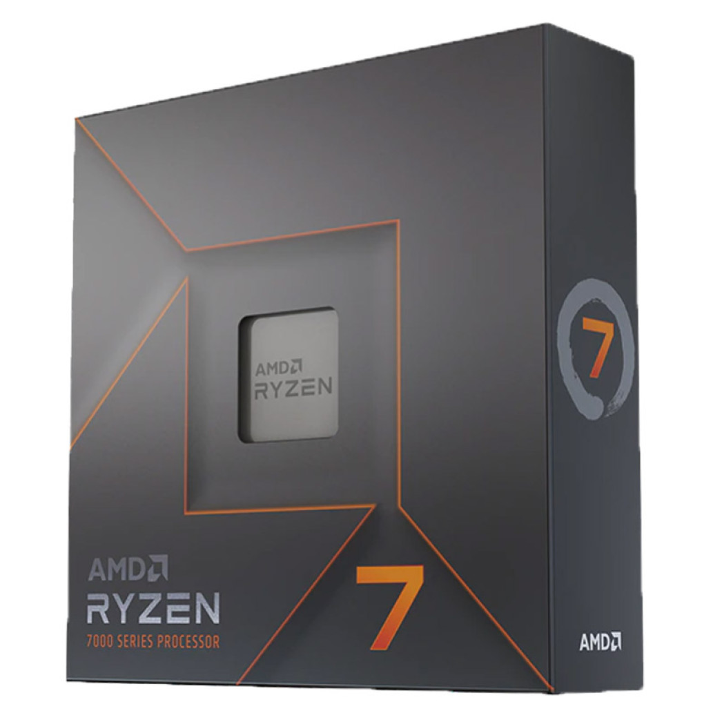 Procesor AMD AM5 Ryzen 7 7700X 8-jedr 4,5/ 5,4GHz 32Matična - Osnovna plošča 105W Box z AMD Radeon grafiko, brez hladilnika