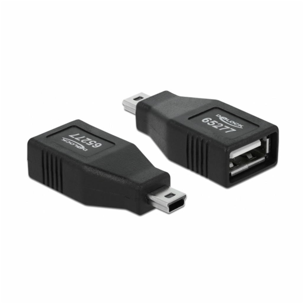 USB mini (5pin) => USB-A adapter Delock (65277)