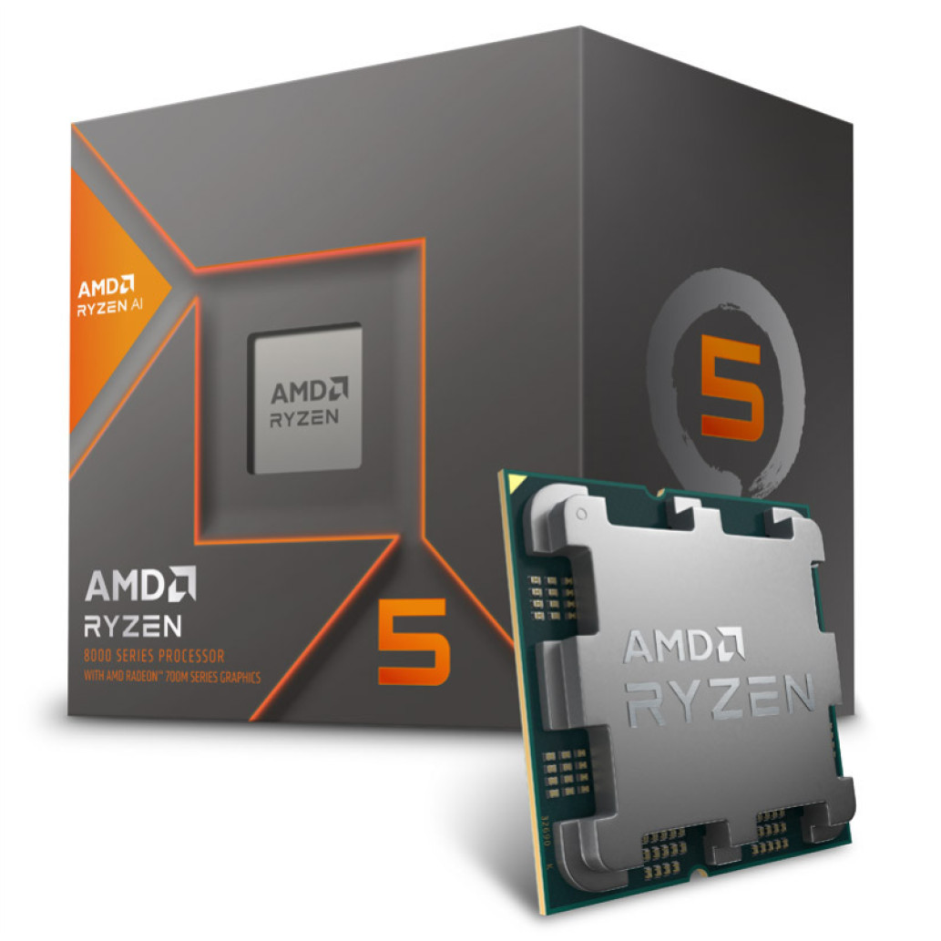 Procesor AMD AM5 Ryzen 5 8600G 6C/ 12T 4,3/ 5,0GHz BOX 65W grafika Radeon Wraith Stealth hladilnik
