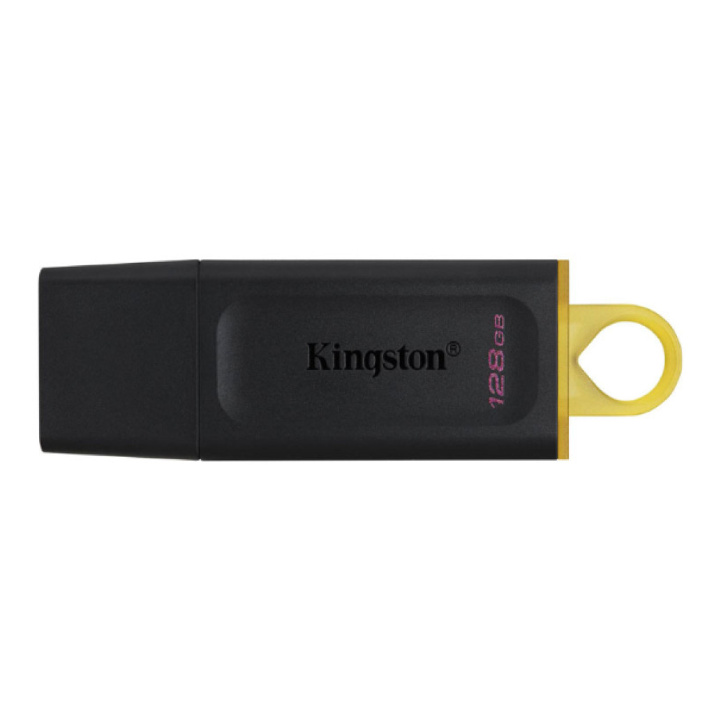 Spominski ključek 128GB USB 3.2 Kingston DataTraveler Exodia 200MB/ s plastičen s pokrovčkom črno-rumen (DTX/ 128GB)