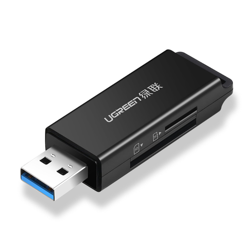 Čitalec kartic USB 3.0 Zunanji Ugreen SD in microSD CM104 (40752)