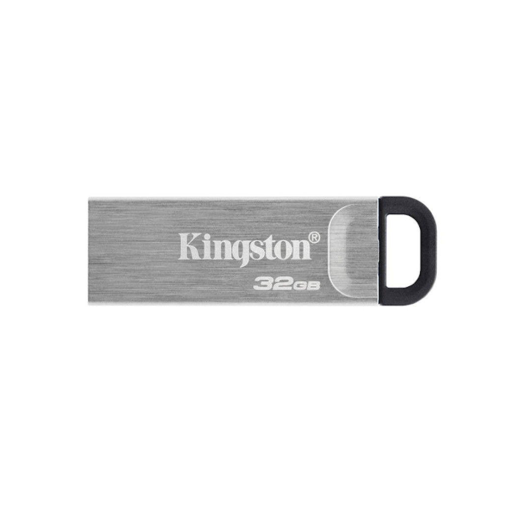 Spominski ključek 32GB USB 3.2 Kingston Kyson DT 200MB/ s - kovinski/ brez pokrovčka/ srebrn (DTKN/ 32GB)