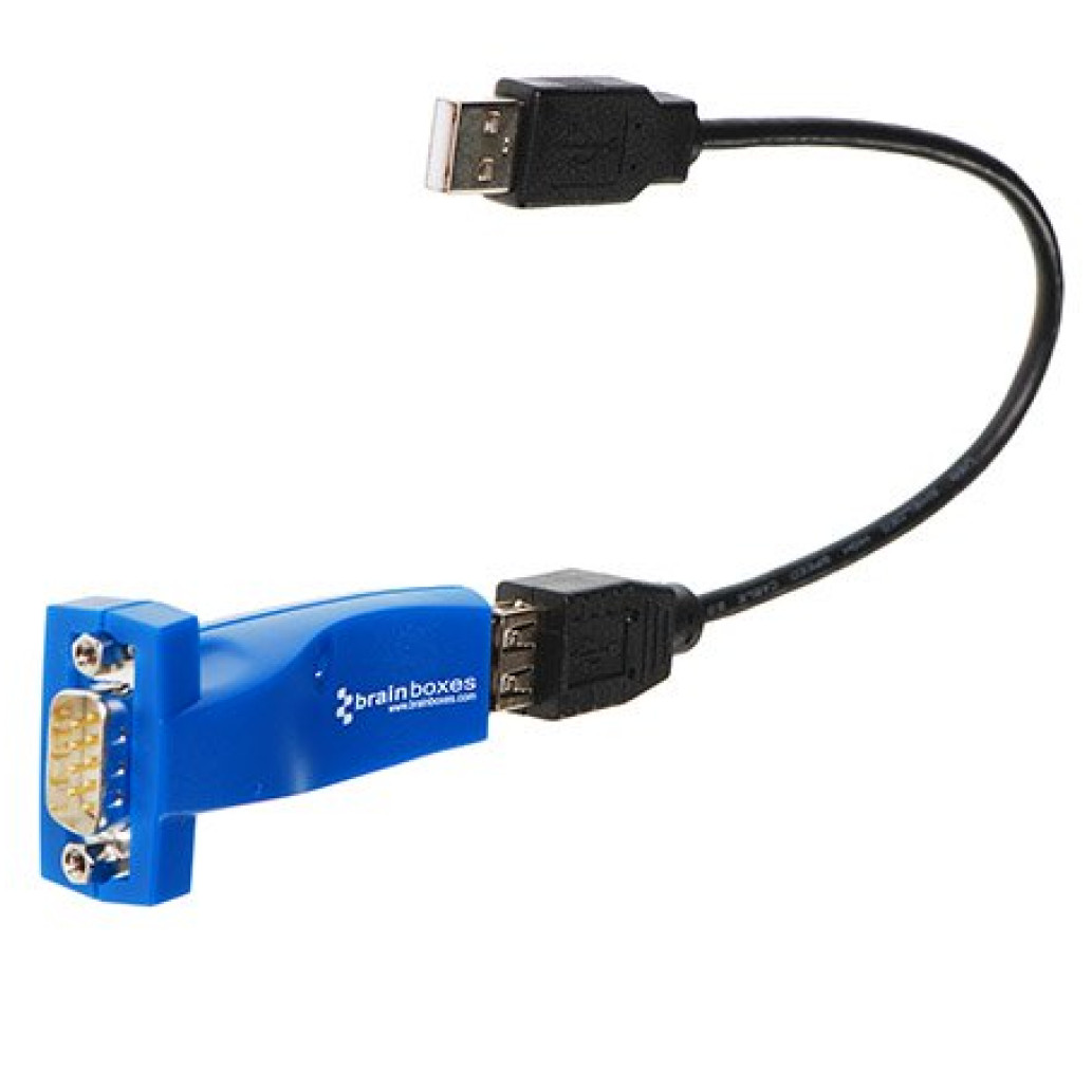 Pretvornik USB => serijski DB09 (RS-232, 9pin) Brainboxes - dodan 25cm kabel