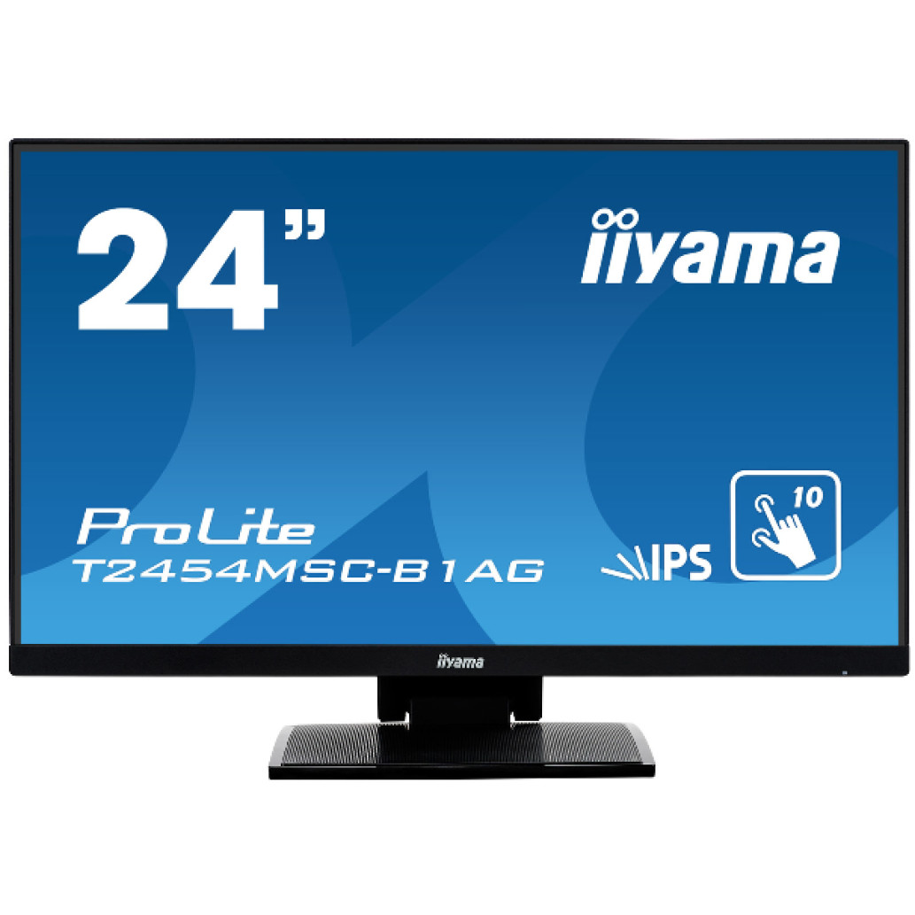 Monitor touch Iiyama 60,5 cm (23,8in) T2454MSC-B1AG 1920x1080 IPS 4ms VGA HDMI 2xUSB3.2 Zvočniki  P-CAP
