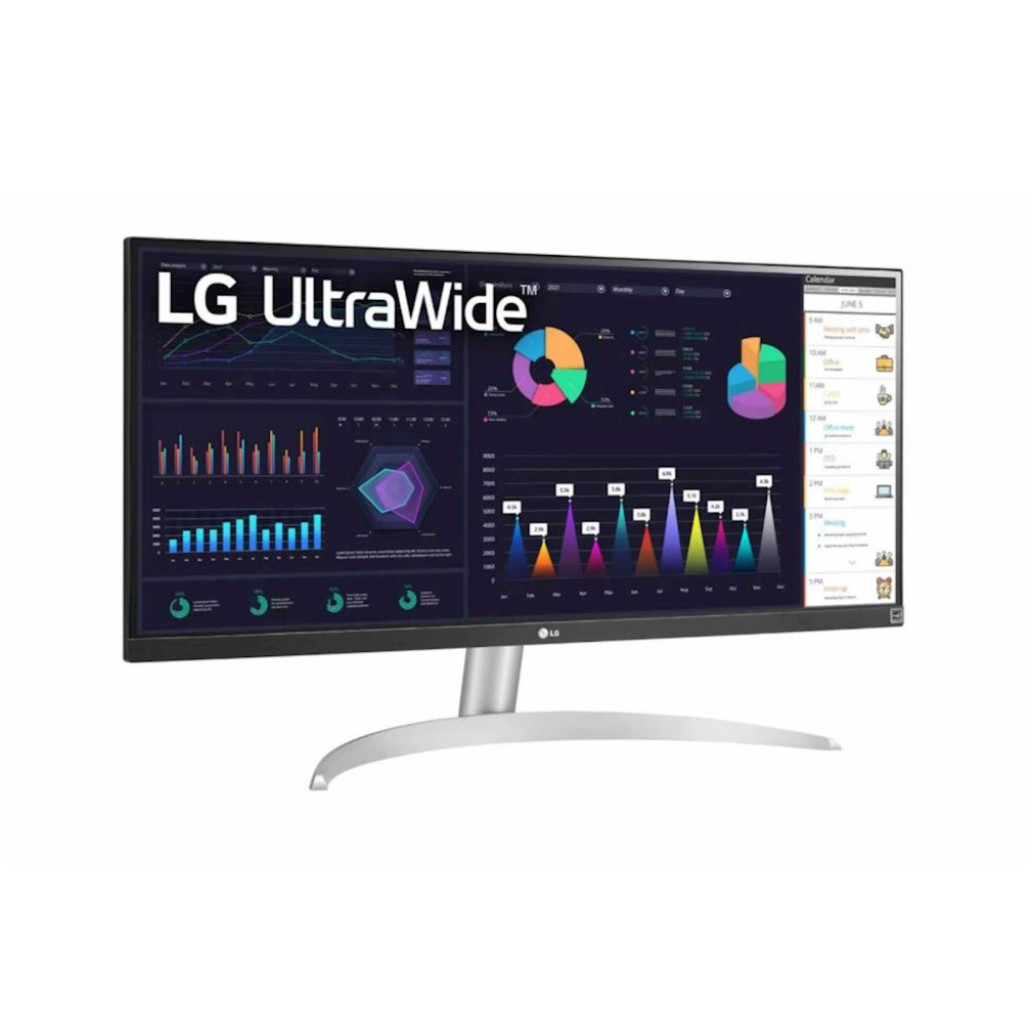 Monitor LG 73,7 cm (29,0in) 29WQ600-W 2560x1080 100Hz IPS 5ms HDMI DisplayPort USB-C Zvočniki 2x7W  sRGB99% FreeSync HDR10