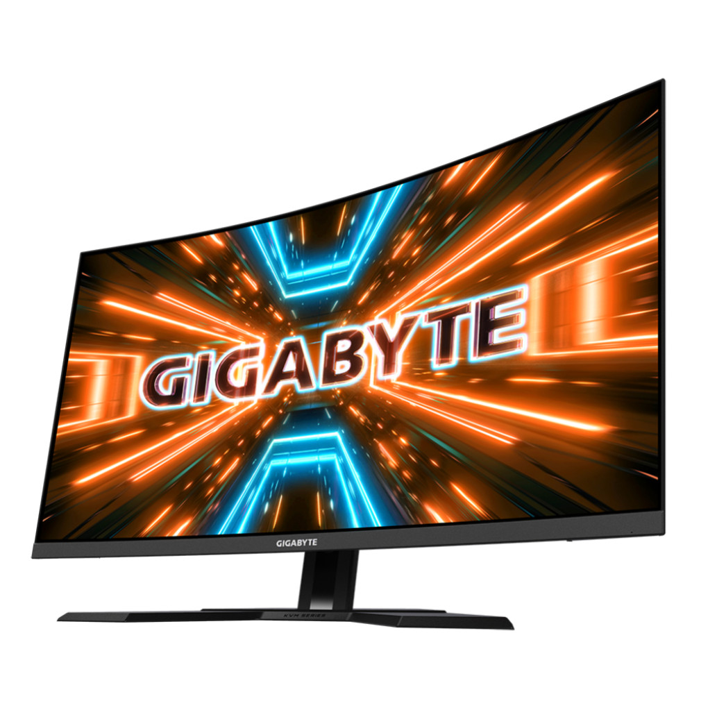 Monitor GigaByte 80 cm (31,5in) M32QC 2560x1440 Curved Gaming 170Hz VA 1ms 2xHDMI DisplayPort USB-C 15W 2xUSB3.0 HAS Zvočniki  sRGB123% FreeSync Premium Pro HDR400
