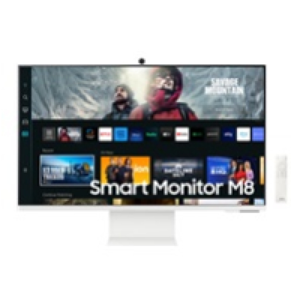 Monitor Samsung 68,6 cm (27,0in) S27CM801UU 3840x2160 Smart TV Tizen HDR10+ 4ms HDMI DisplayPort USB-C 65W 2xUSB2.0 HAS Zvočniki 2x5W  sRGB99% BT WiFi RJ45 2xUSB2.0 HDR10+ SMART