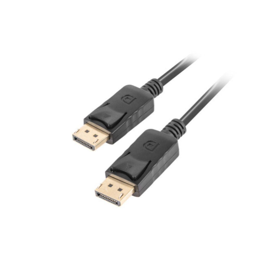 Kabel DisplayPort (m) => DisplayPort (m) 0,5m Lanberg 19 PIN V1.2 4K