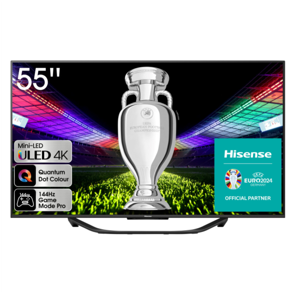 TV sprejemnik Hisense 55in 139,7 cm 55U7KQ 3840x2160 LED SMART 4xHDMI 2xUSB BT WiFi RJ45 120Hz